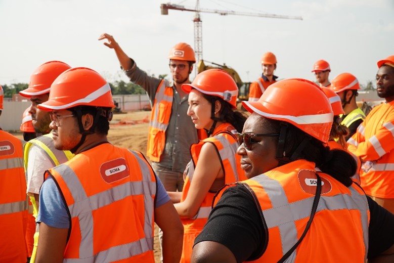 Les stagiaires VIE plongés au cœur du chantier du métro d’Abidjan