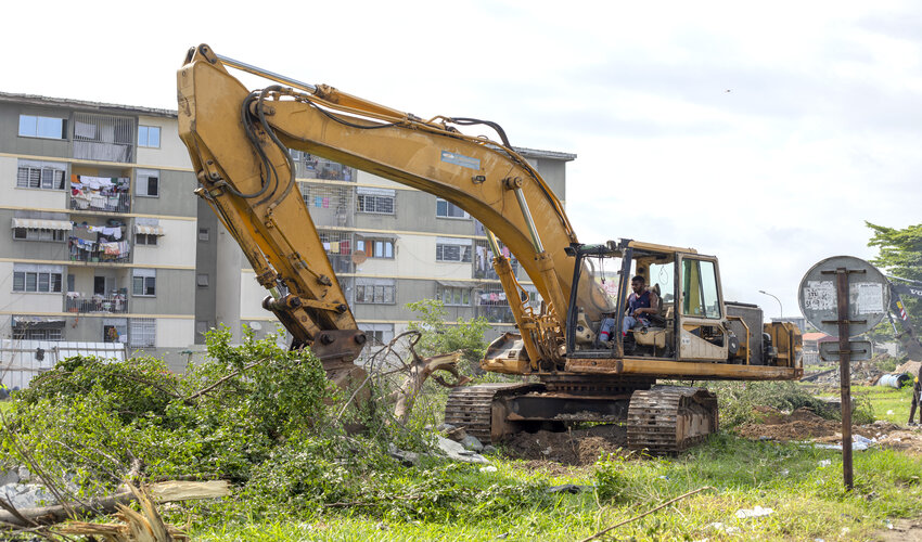 démolition d’anciens et nouveaux bâtis impactés à Port-Bouët